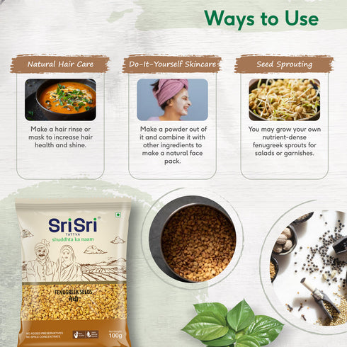 Sri Sri Tattva Fenugreek Seeds | Methi